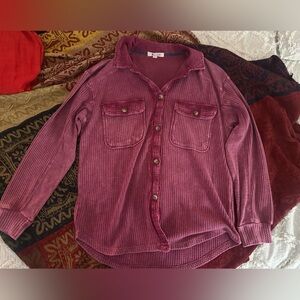 Briggs New York Women's Berry Corduroy Utility Jacket